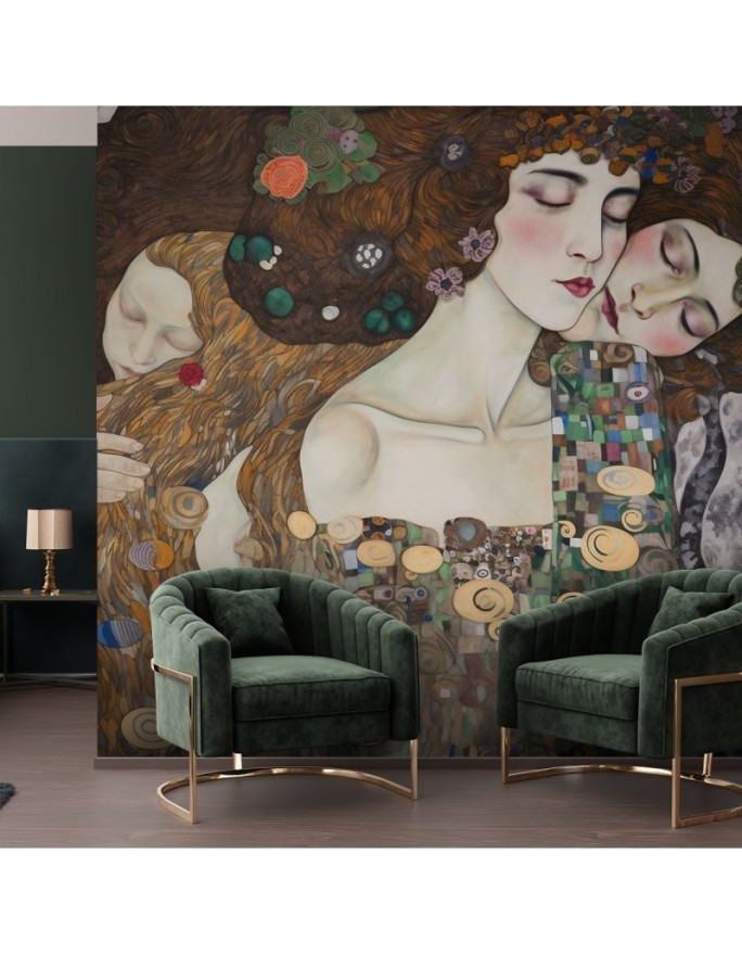 Wall mural - Women's kiss - G. Klimt | FEEBY