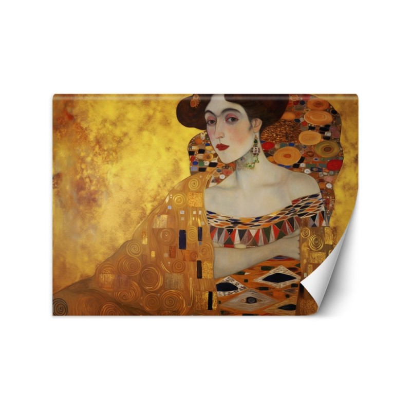 Wall mural - Golden portrait of a woman - G. Klimt | FEEBY