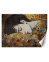Wall mural for living room - Portrait of a sleeping woman | FEEBY