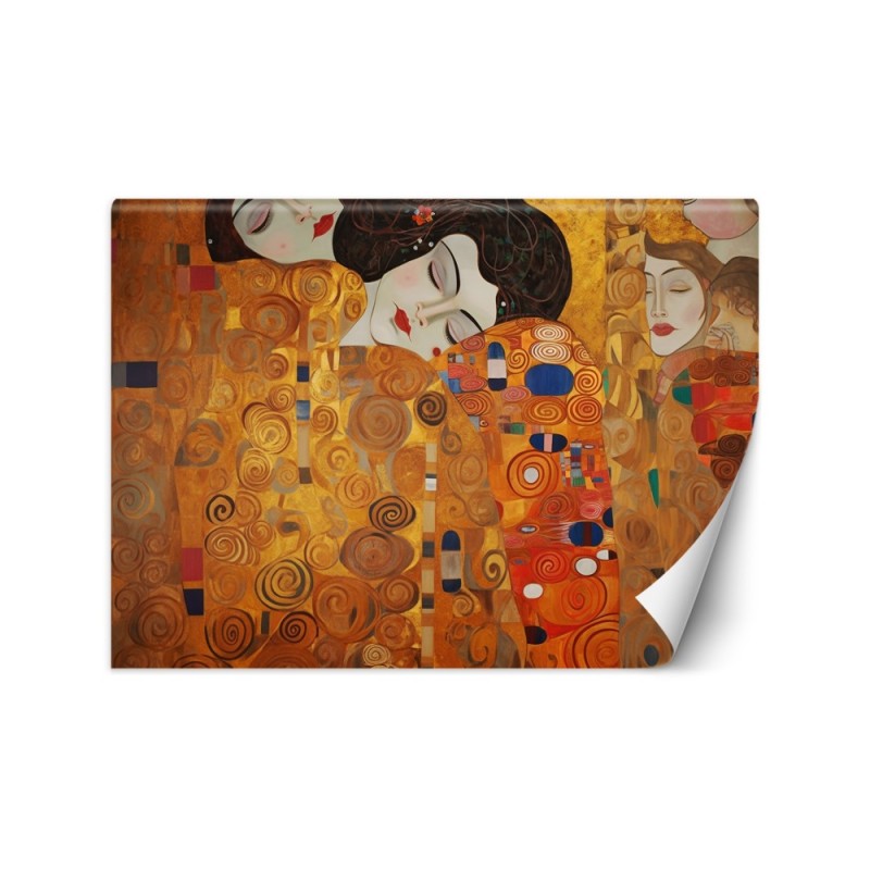 Bedroom wall mural - Beautiful woman abstract - G. Klimt | FEEBY