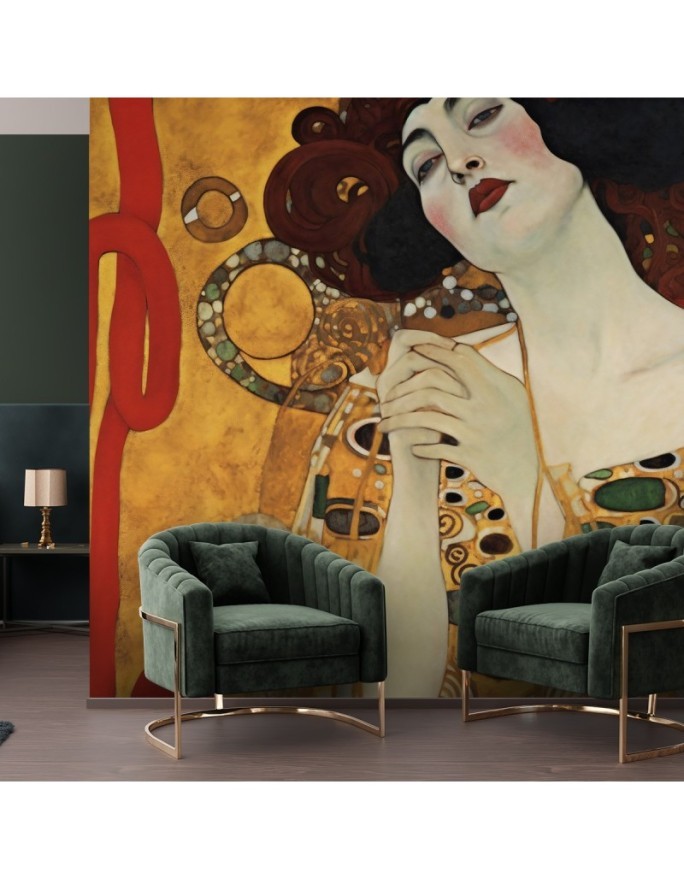 Wall mural - Beautiful woman - G. Klimt | FEEBY