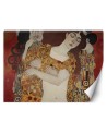 Wall mural for living room - Women's kissing abstract | FEEBY