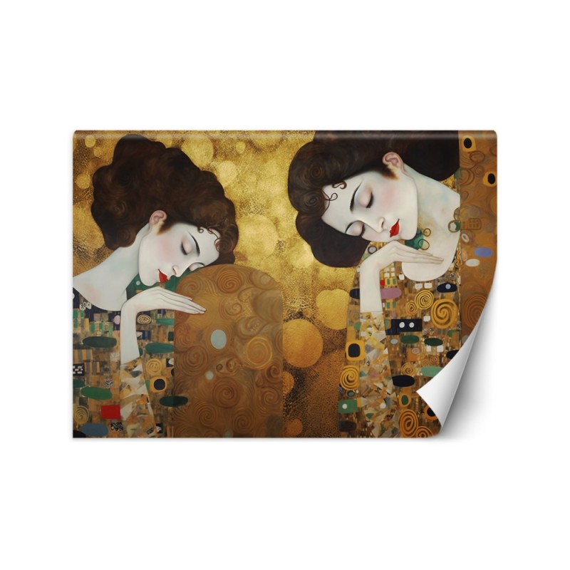 Photo wall mural - Portrait of a woman in gold - G. Klimt | FEEBY