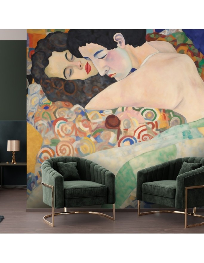 Wall mural - artists' reproductions - Kiss - G. Klimt | FEEBY