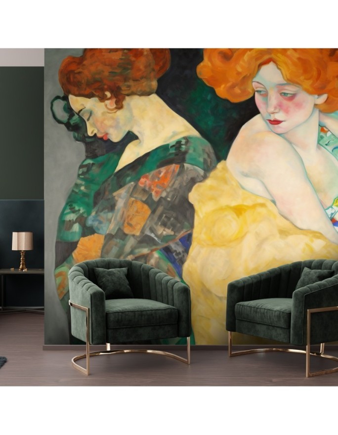 Photo wall mural for living room - Abstract woman - G. Klimt | FEEBY