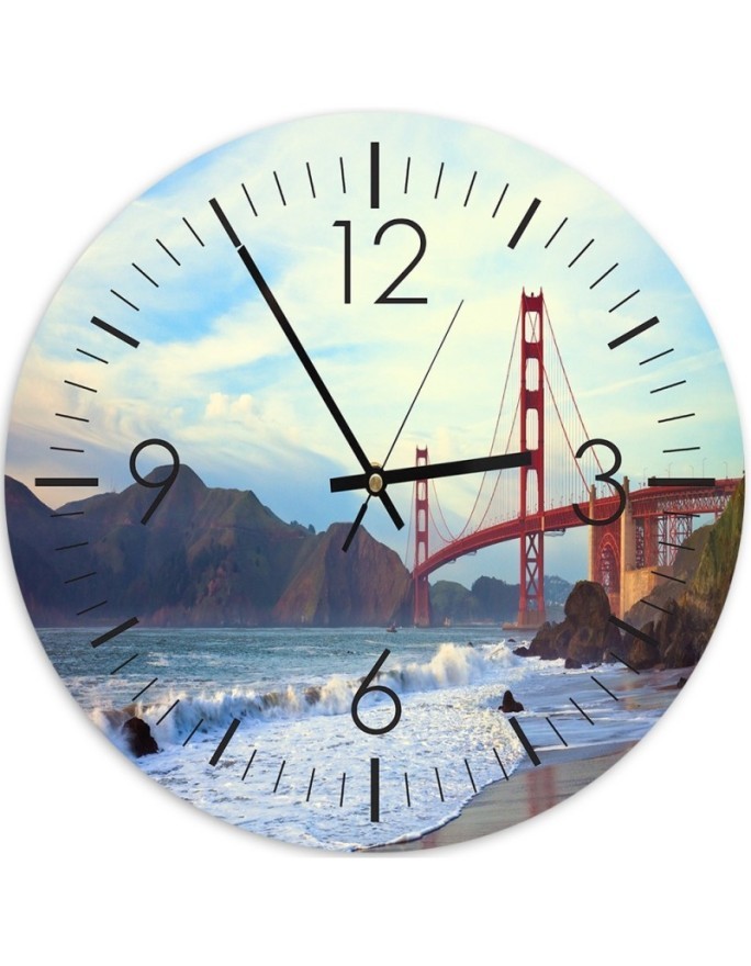 Wall clock - Golden Gate Bridge | FEEBY