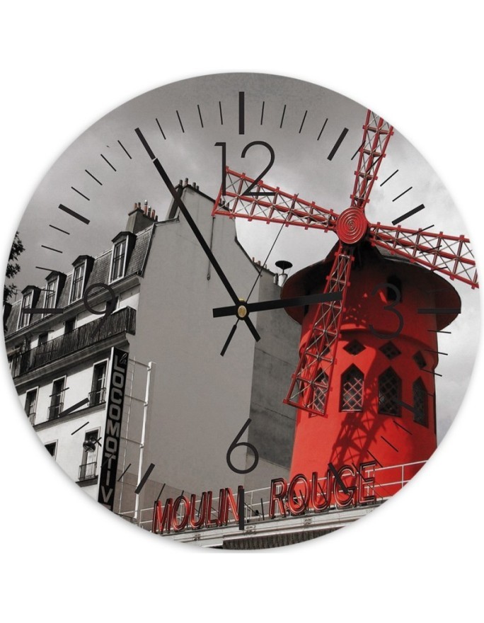 Wall clock - Moulin Rouge | FEEBY