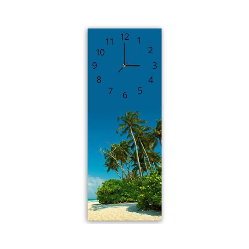 Wall clock - Tropical beach | FEEBY