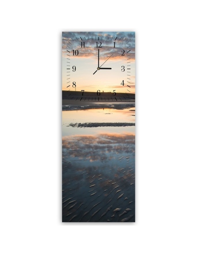 Wall clock - Flooded beach | FEEBY