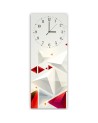Wall clock - Abstract triangles | FEEBY