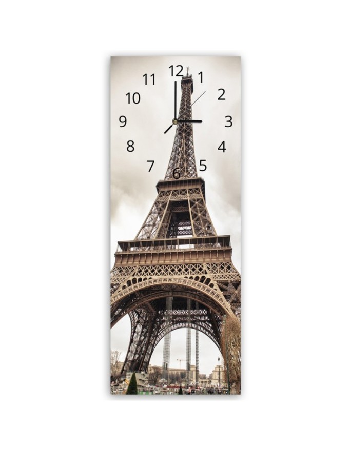 Wall clock Eiffel Tower