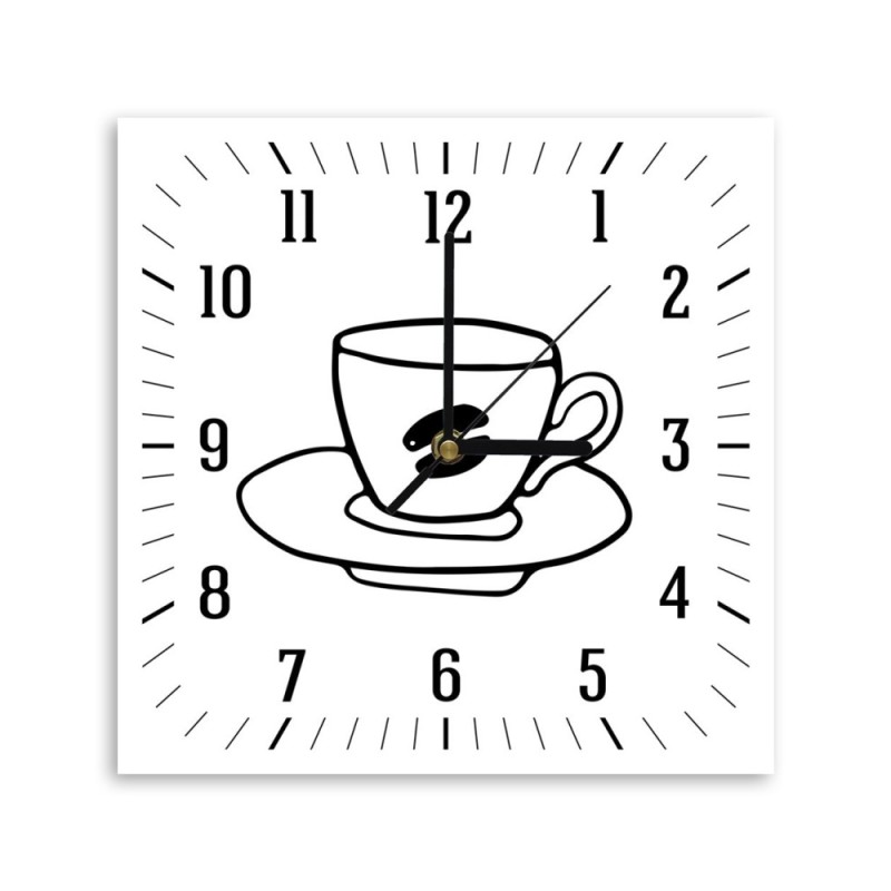 Wall clock - Time for coffee | FEEBY