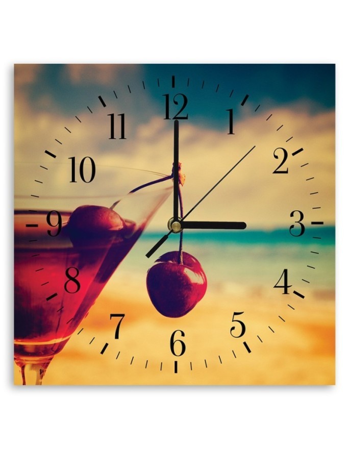 Wall clock - Cherry drink | FEEBY