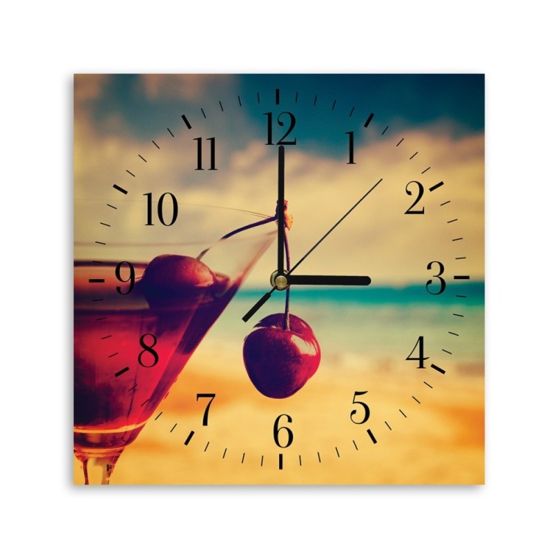 Wall clock - Cherry drink | FEEBY