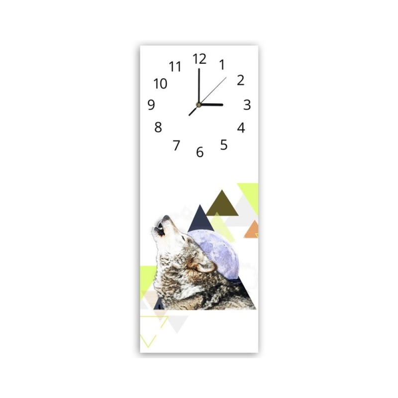 Wall clock - Howling wolf | FEEBY