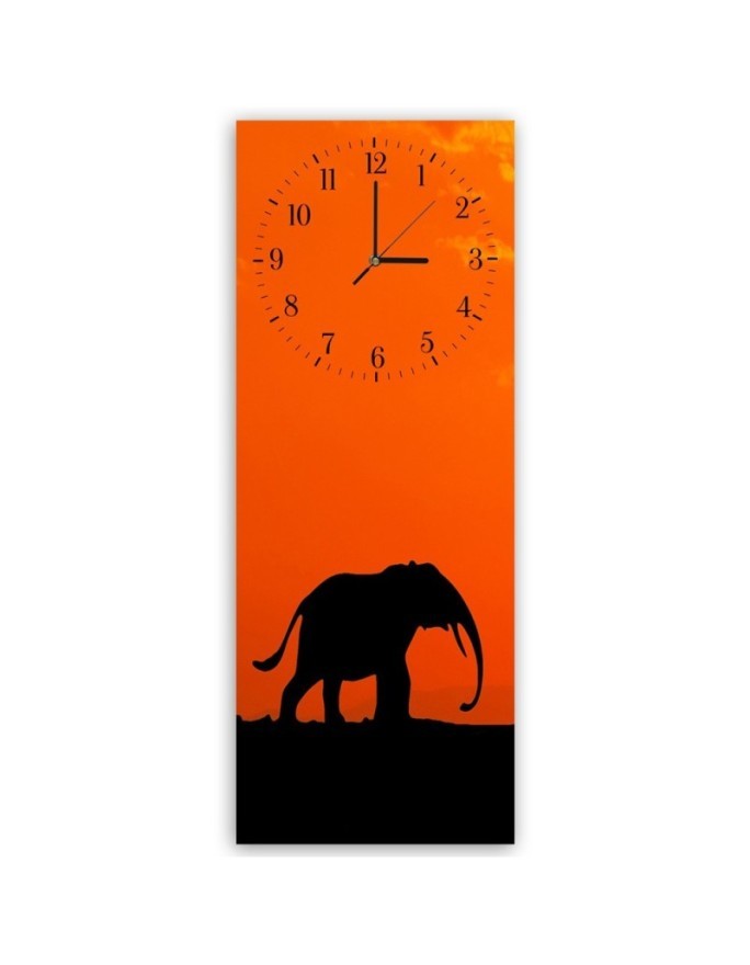Wall clock - Wandering elephant | FEEBY