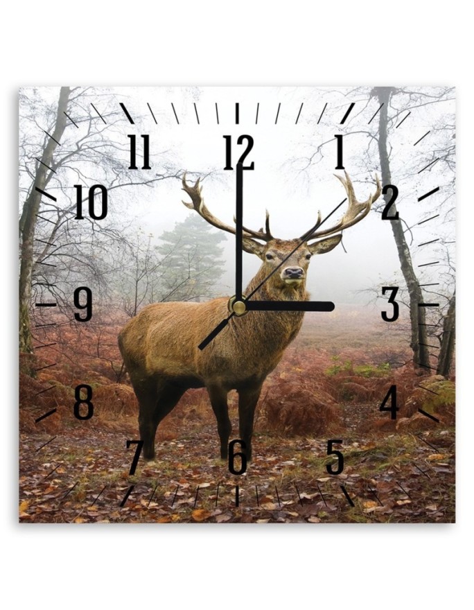 Wall clock Deer
