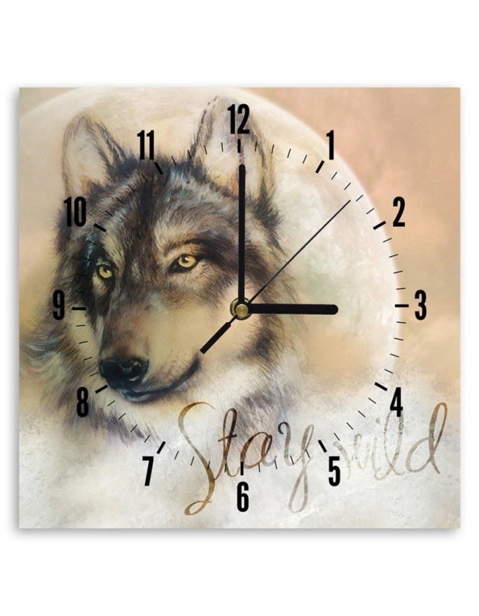 Wall clock - Stay wild | FEEBY