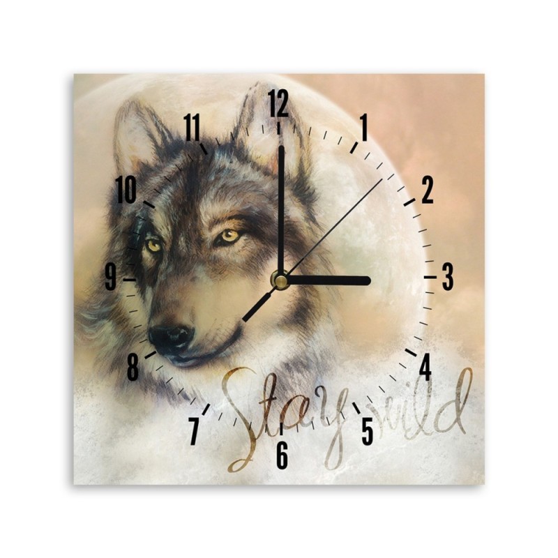 Wall clock - Stay wild | FEEBY