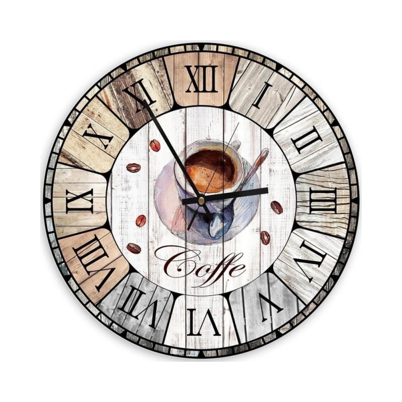 Wall clock - Coffee in a cup | FEEBY