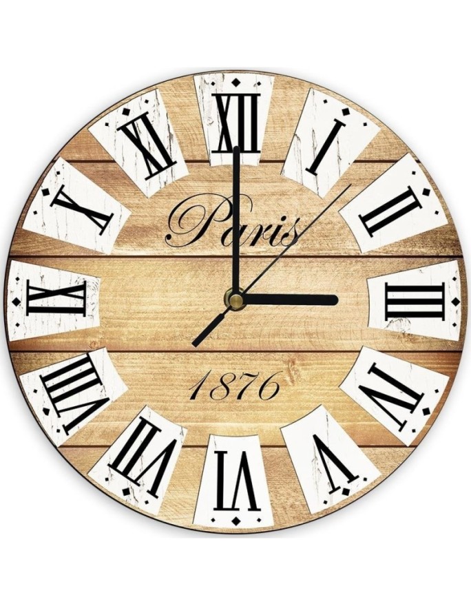 Wall clock Paris 1876