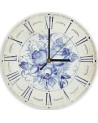 Wall clock - Purple flowers | FEEBY