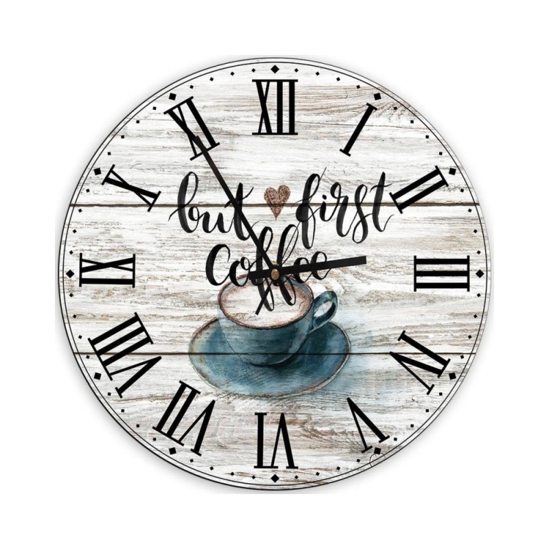 Wall clock - Coffee first | FEEBY