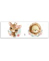 Hanger Lion and giraffe | FEEBY