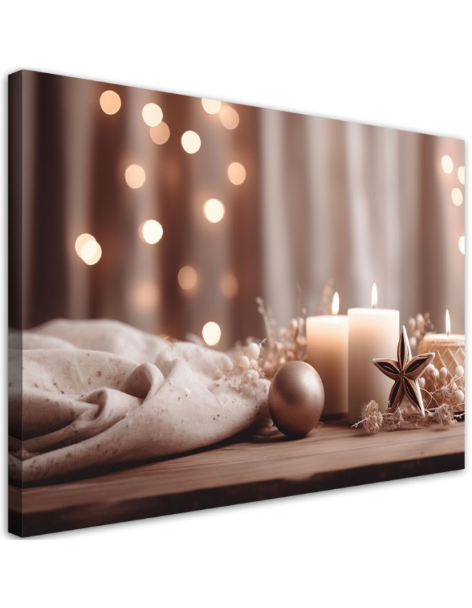 Christmas canvas art - Canvas wall painting | FEEBY