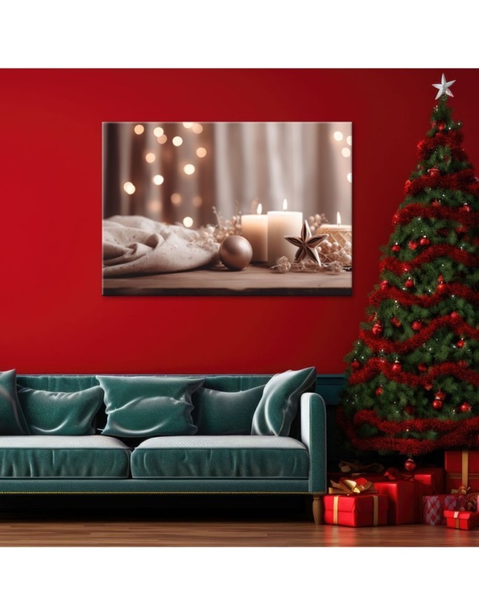 Christmas canvas art - Canvas wall painting | FEEBY