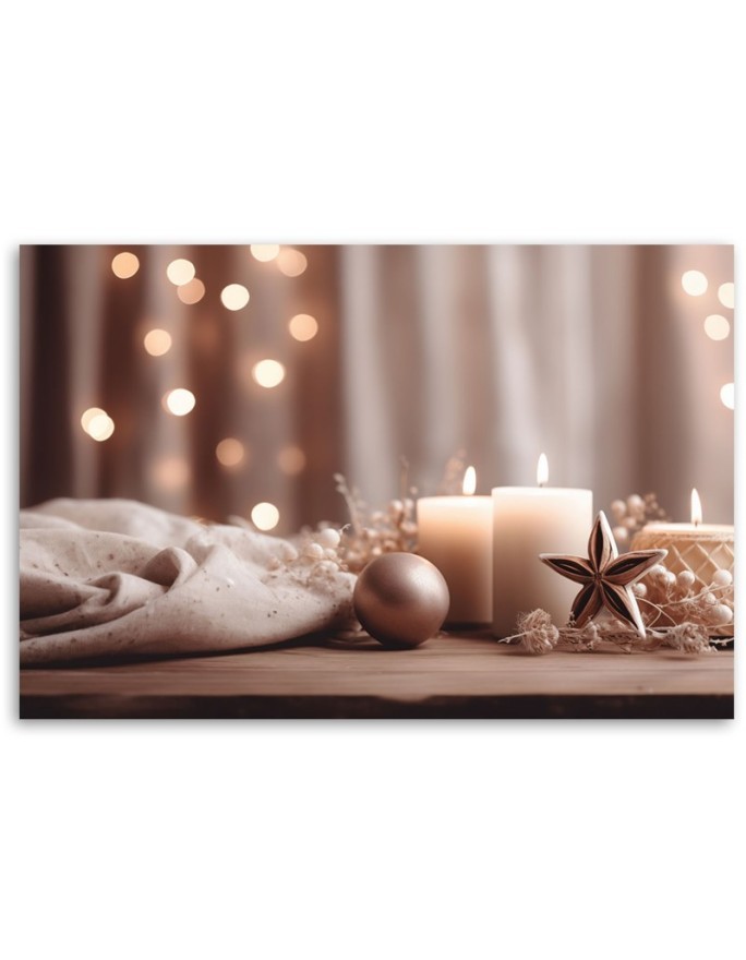 Christmas canvas art - Canvas wall painting | FEEBY
