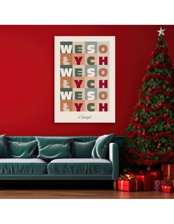 Christmas picture - Merry Christmas inscription | FEEBY