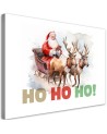 Christmas picture - Father Christmas on a sleigh | FEEBY