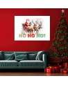 Christmas picture - Father Christmas on a sleigh | FEEBY