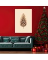 Christmas canvas art on canvas - Pinecone | FEEBY