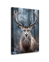 Modern Christmas canvas art - Winter Reindeer