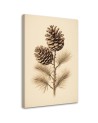 Fashionable Christmas canvas art - Pinecones | FEEBY