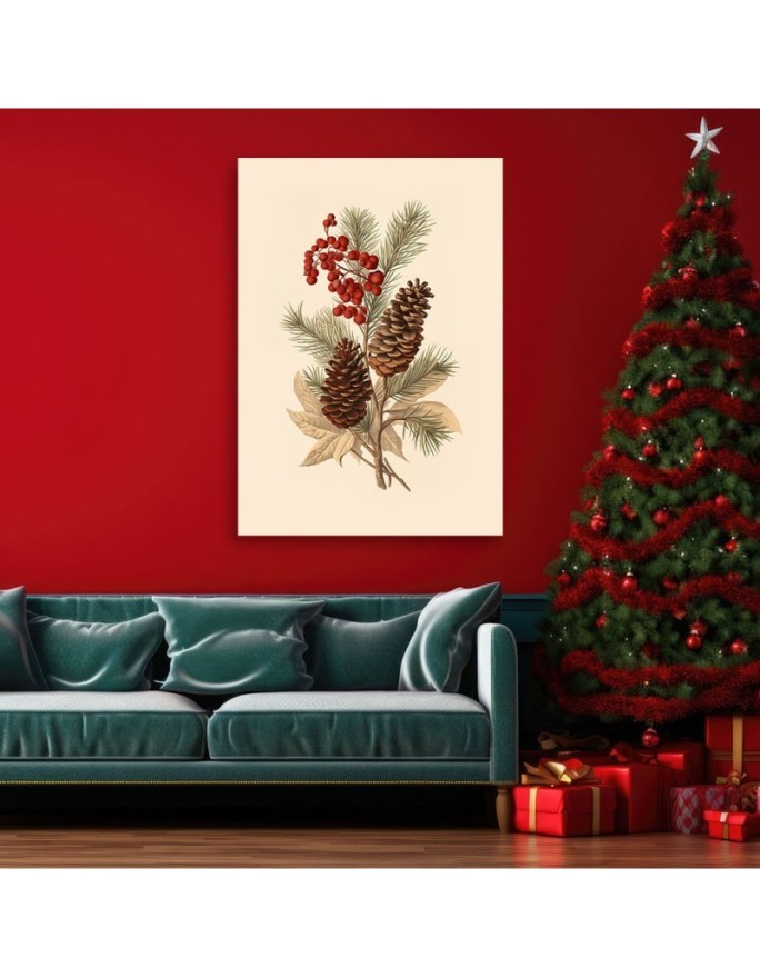 Christmas canvas art - Christmas decorations | FEEBY
