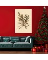 Christmas canvas art - Christmas branches | FEEBY