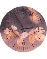 Wall clock - Flowers in autumn - Doreen Albrecht | FEEBY