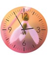 Wall clock - Snowdrop, macro - Doreen Albrecht | FEEBY