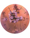 Wall clock - Purple lavender, macro - Doreen Albrecht | FEEBY