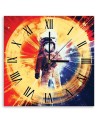 Wall clock - Astronaut in a colourful abyss - Biggers | FEEBY