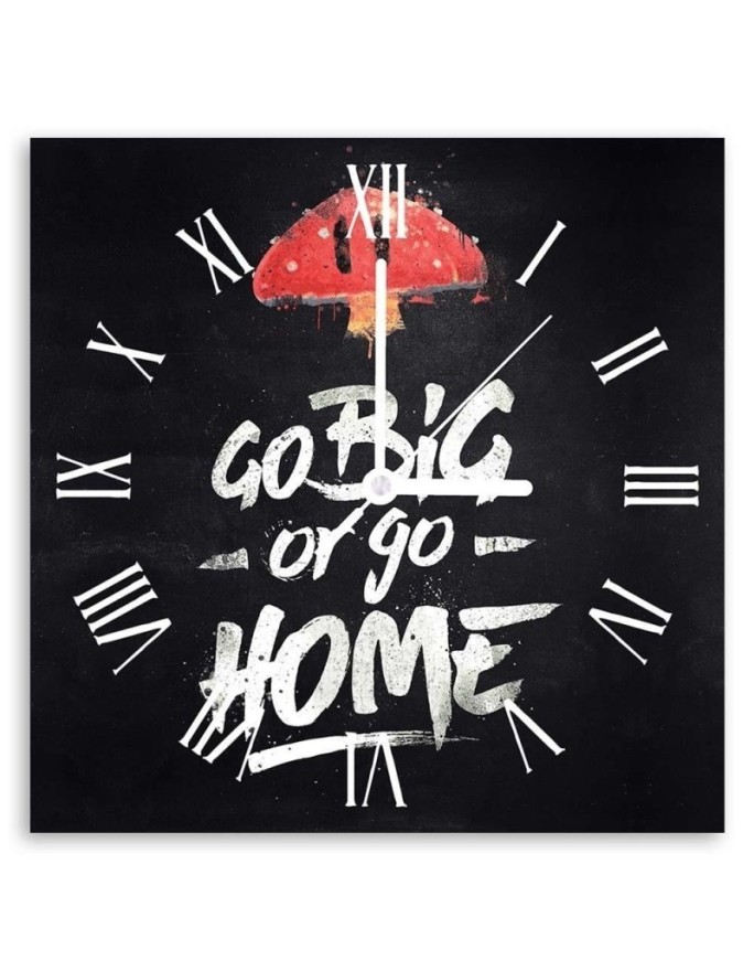Wall clock - Inscription grow big - Biggers | FEEBY