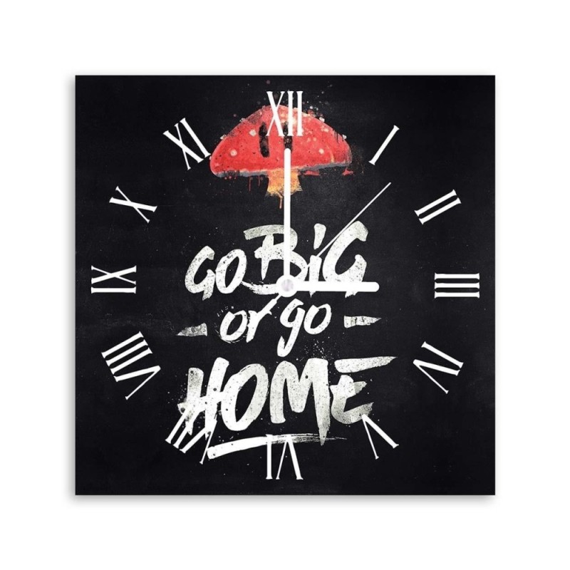Wall clock - Inscription grow big - Biggers | FEEBY