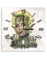 Wall clock - Woman elf and forest - Biggers | FEEBY