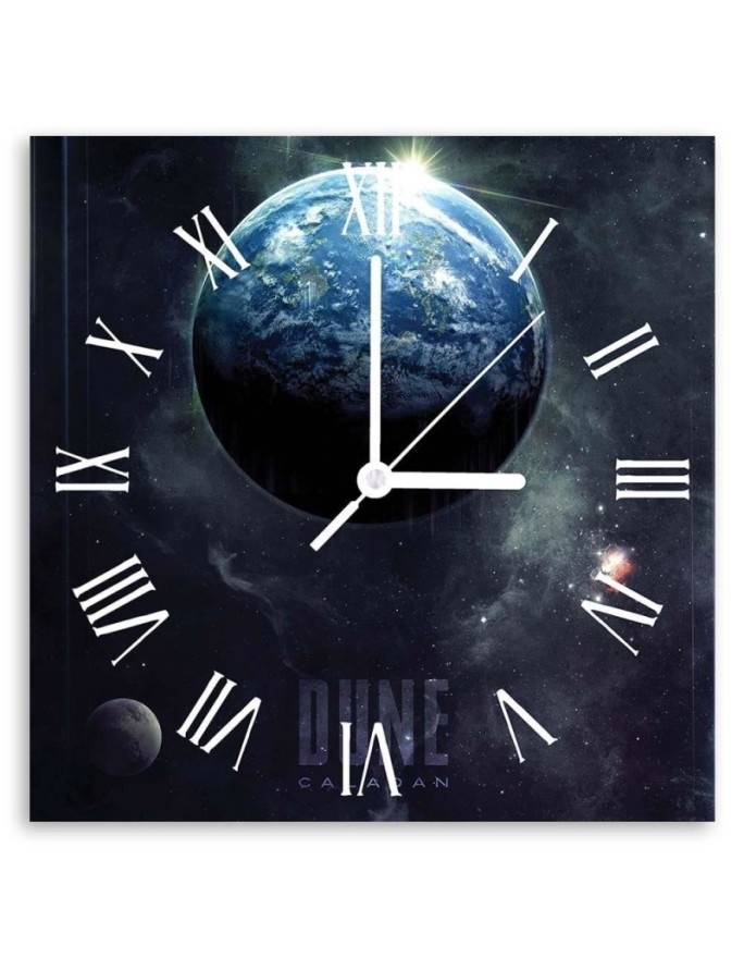 Wall clock Blue planet -...
