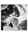 Wall clock - Woman sitting on a stone - Lili Chartrand | FEEBY