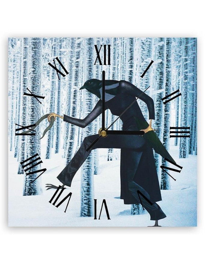 Wall clock - A sparrow in a suit - Lili Chartrand | FEEBY