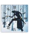 Wall clock - A sparrow in a suit - Lili Chartrand | FEEBY